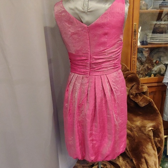 Max&Cleo Wineberry / Fuchia Bubble Dress - Picture 2 of 3